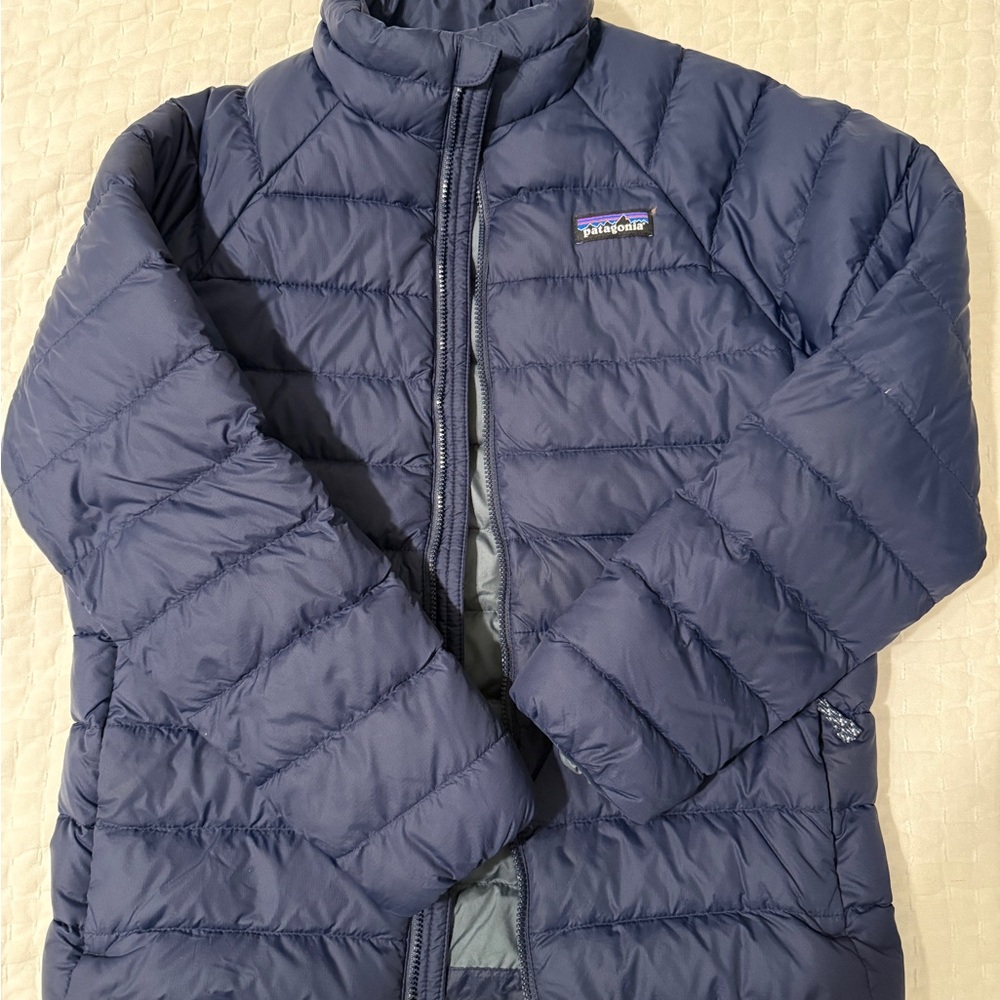 Patagonia Blue Puffer Boys Jacket
